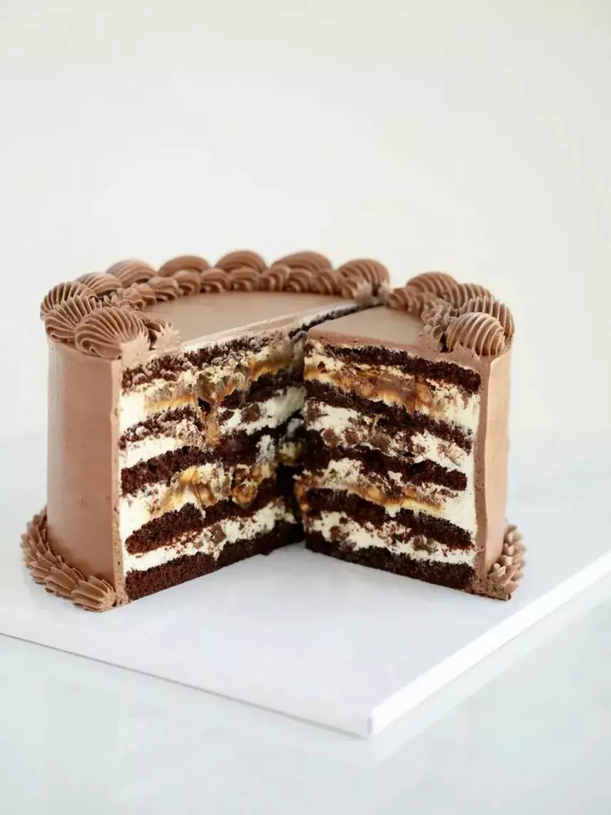 Рецепт торта сникерс